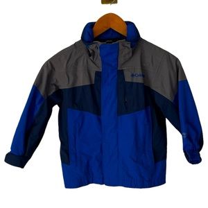 Columbia Blue Waterproof Jacket Size 4/5